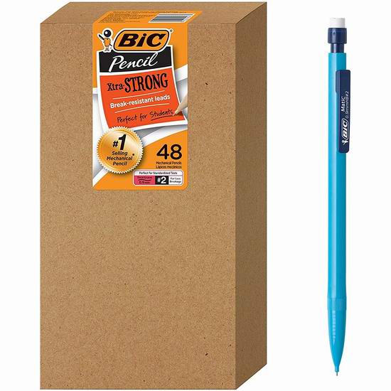  历史新低！BIC Xtra-Strong 自动铅笔48支超值装5.5折 11.72加元！