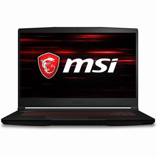  历史新低！MSI 微星 GF63 10SCXR-086CA 15.6英寸 超薄游戏笔记本（i5-10300H, GTX1650, 8GB, 512GB SSD） 998.98加元包邮！限时送游戏《漫威复仇者》！