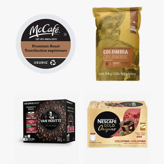  黑五头条：精选 McCafe、Tassimo、Van Houtte、Nescafé 等品牌咖啡胶囊、咖啡豆、咖啡粉4.6折起！