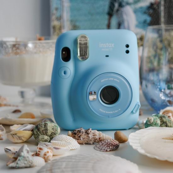 历史新低！新品Fujifilm Instax Mini 11 天空蓝拍立得相机69.99加元包