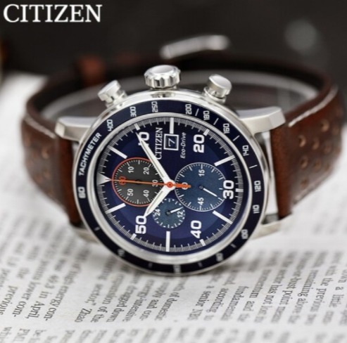 Citizen 西铁城CA0648-09L Brycen 男士光动能三眼计时腕表224.98加元 