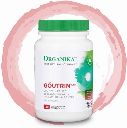  Organika Goutrin 缓解痛风 帮助降低尿酸 痛风灵120粒 8.5折 19加元