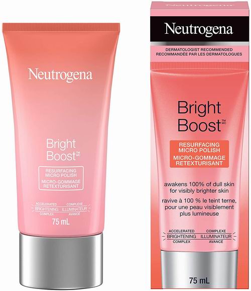  Neutrogena 露得清亮肤祛痘磨砂膏 75毫升 8.52加元，原价 10.97加元