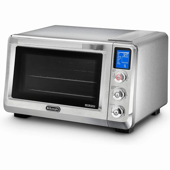  历史新低！DeLonghi 德龙 EO241250M Livenza 0.8 cu ft 数字控制 对流式电焗炉5折 199.99加元包邮！！