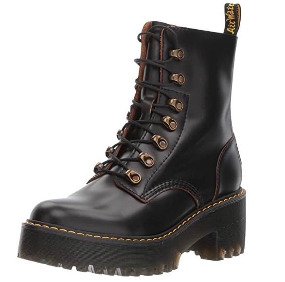  Dr. Martens  1460 Combat女士马丁靴  6.2折 143.46加元（5码），原价 229.99加元，包邮