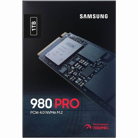 历史新低！Samsung 三星980 PRO SSD M.2 NVMe 1TB 固态硬盘109.97加元