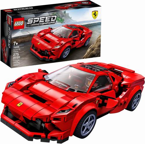  补货！LEGO 乐高 76895  超级赛车系列Ferrari F8 Tributo赛车 19.99加元，原价 24.86加元