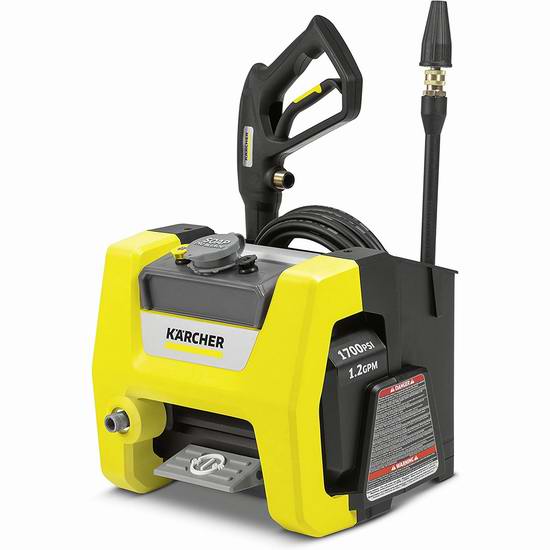  Karcher K1700 Cube 1700 PSI 家用高压清洗机 154.16加元包邮！