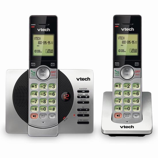  近史低价！VTech 伟易达 DECT 6.0 CS6929-2 无绳电话系统6.7折 39.99加元包邮！