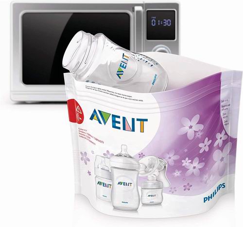  Philips AVENT 微波炉消毒袋12个装 12加元，原价 19.99加元