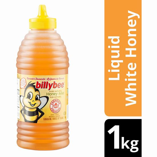  Billy Bee Honey 纯天然蜂蜜1公斤装7.3折 10.92加元！