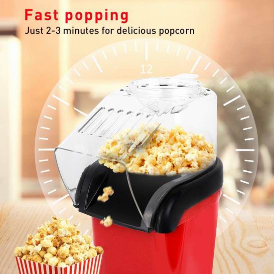 PopAir Electric Hot Air Popcorn Popper by Victorio VKP1162