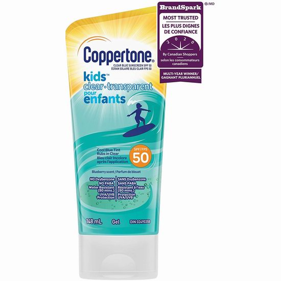  白菜价！Coppertone 水宝宝 Spf 50 果香防水 儿童防晒乳2.2折 2.5加元清仓！