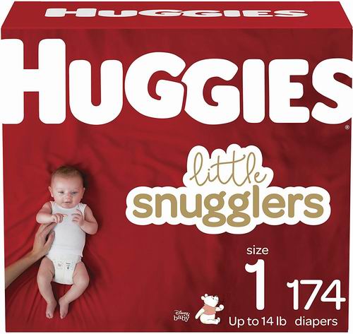  Huggies Little Snugglers Size 婴幼儿纸尿裤  27.98加元起