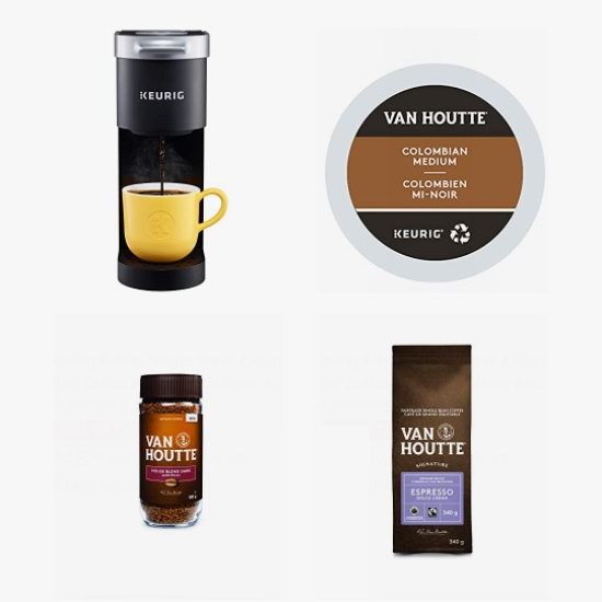  金盒头条：精选 Keurig、Van Houtte 胶囊咖啡机、咖啡胶囊、速溶咖啡、咖啡豆、咖啡粉5.3折起！