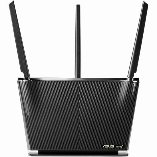  历史新低！ASUS 华硕 RT-AX68U 黑武士 AX2700 WiFi 6 双频3x3六通道 智能电竞无线路由器6折 149.99加元包邮！