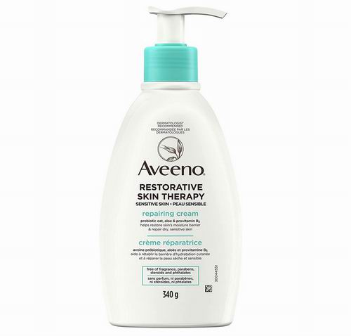  Aveeno 干燥/敏感肌肤修护乳 6.33加元（原价 12加元）， 恢复肌肤水分屏障 缓解瘙痒