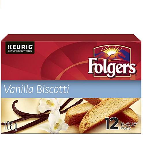  Folgers 香草风味 K-Cup咖啡胶囊12个装 6.37加元