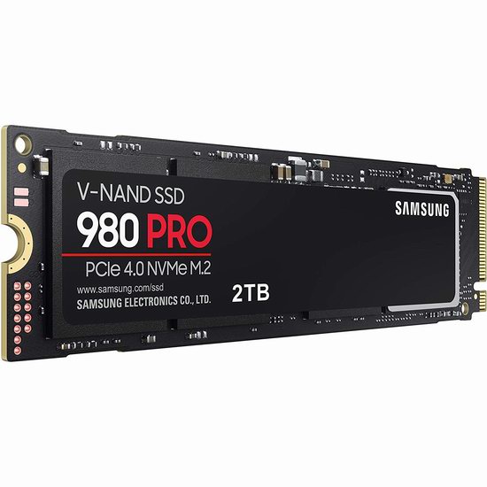 历史新低！Samsung 三星980 PRO SSD M.2 NVMe 2TB 固态硬盘5.8折219.99