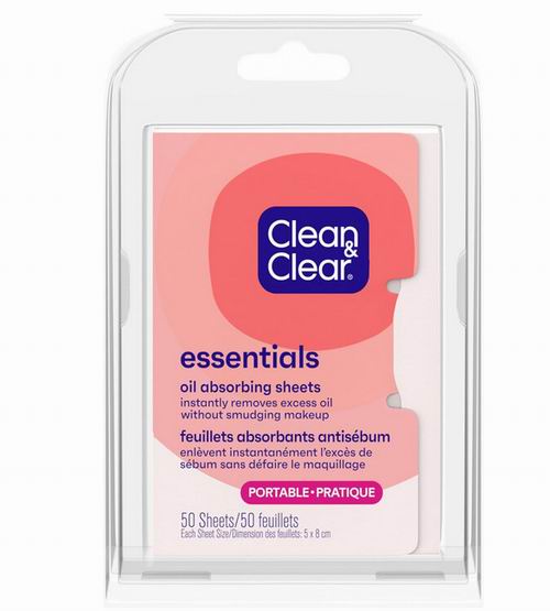  Clean & Clear 50张可伶可俐蓝魔吸油面纸 7.1加元（原价 8.47加元）