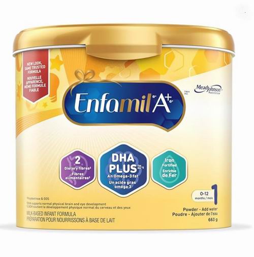  儿科医生推荐：Enfamil A+ 1段 含Omega-3 婴儿配方奶粉 37.99加元（原价 43.47加元）