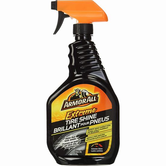  Armor All Extreme Tire Shine 轮胎光亮剂（650ml）6.8折 8.88加元！