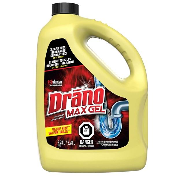  Drano Max Gel 下水道强力疏通液 3.8升 11.65加元（原价 17.99加元）