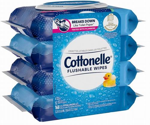 Cottonelle Fresh Care 可冲马桶湿巾纸（168张） 8.52加元（原价 11.99加元）