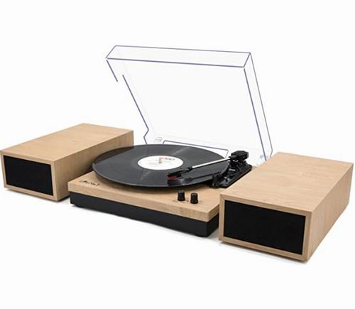 LP&No.1 蓝牙黑胶唱片机带外部扬声器7.5折127.99加元（原价169.99加元 