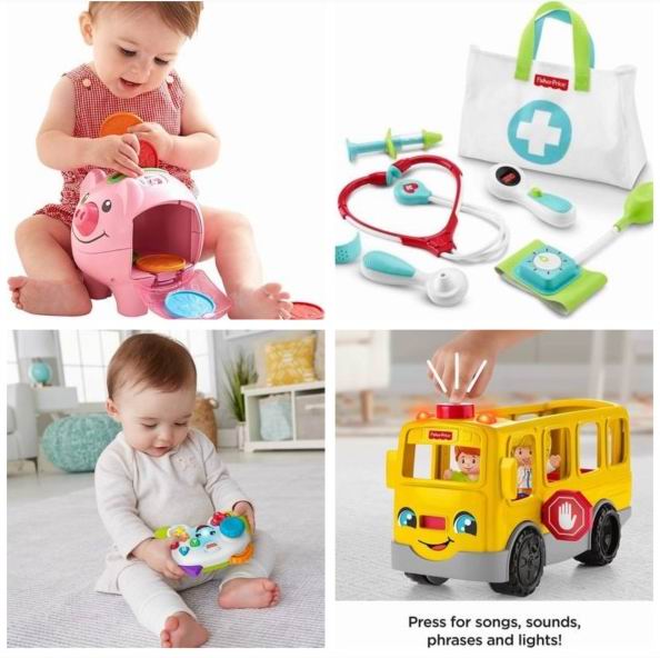  精选 Fisher-Price 、Mega、Hot Wheels、芭比等婴幼儿益智品牌玩具 5折 8.54加元起！