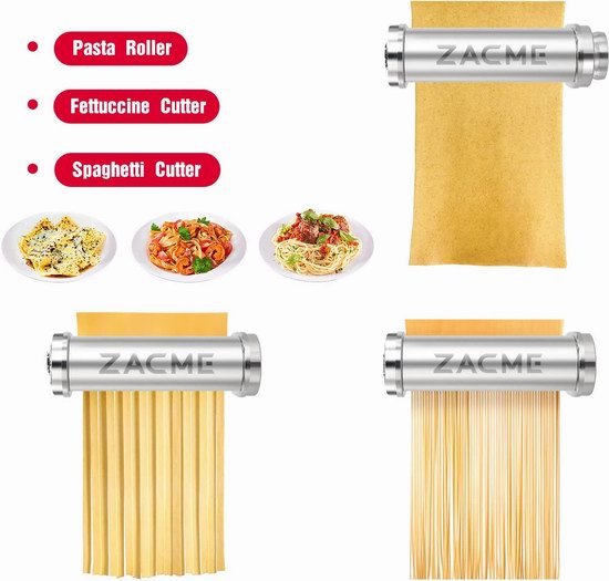 AirPro Pasta Maker Attachment, ZACME Washable Stainless Steel