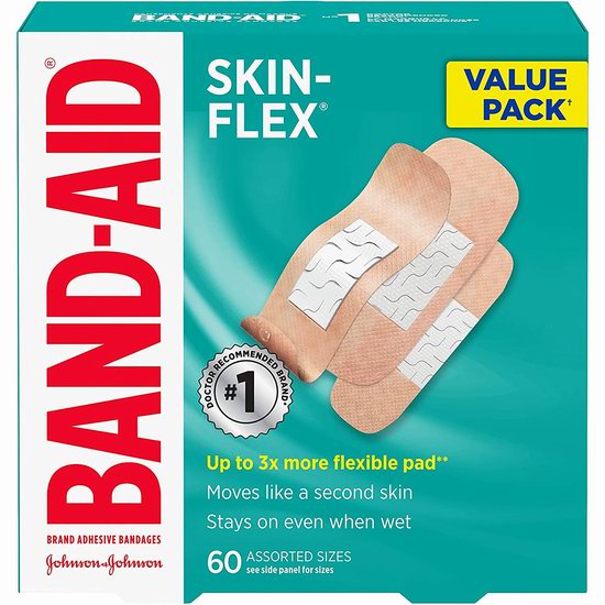 Band-Aid 邦迪/创可贴50件套家庭装3.49-3.67加元限时特卖！_加拿大打折网