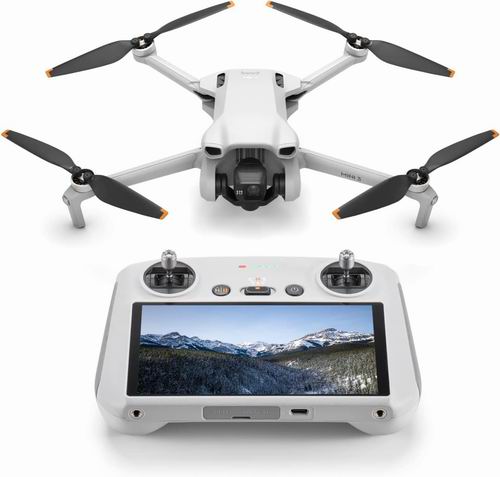 史低价！DJI 大疆Mini 3 航拍无人机带屏遥控器版749.99加元（原价889加