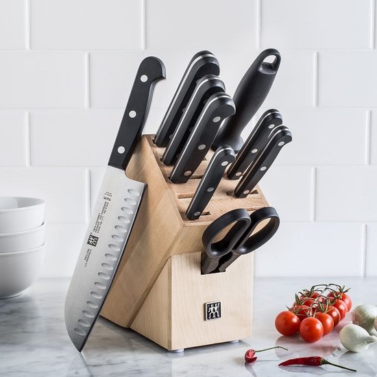  Zwilling 双立人 TWIN Gourmet 德国不锈钢刀具10件套3.1折 189.99加元（costco 售价 199.99加元）