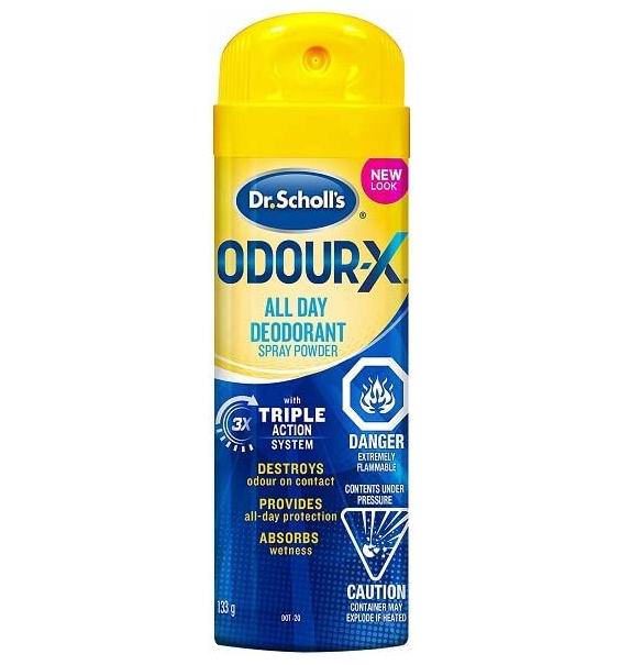  Dr. Scholl's Odour Destroyers足部除臭喷雾粉 5.87加元（原价 7.99加元）