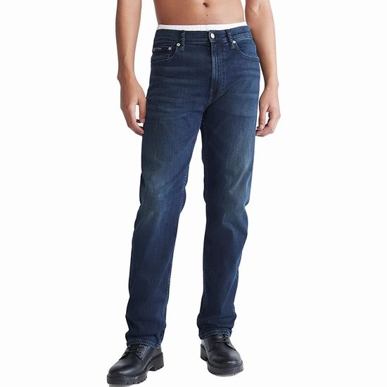  超级白菜！Calvin Klein 男式经典直筒牛仔裤1.6折 19.97加元！