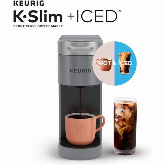  历史新低！Keurig K-Slim + ICED 冷热二合一 冰咖啡 单杯胶囊咖啡机5.9折 99.99加元包邮！