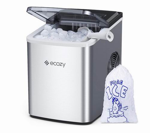  史低价！ecozy 便携式智能台面制冰机 122.99加元（原价 199.99加元）+包邮