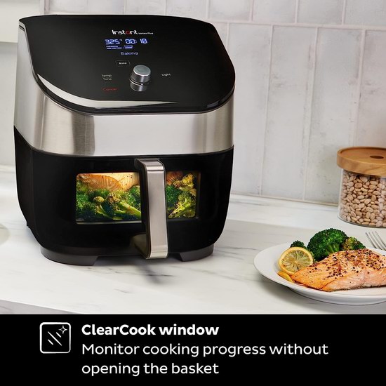 Instant Pot Vortex Plus 6夸脱 透明视窗 空气炸锅6.6折 149.99加元包邮！_加拿大打折网