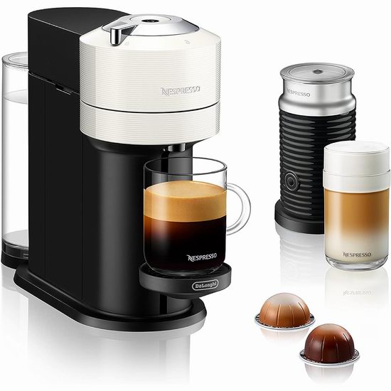  Nespresso Vertuo Next 蓝牙智能胶囊咖啡机+奶泡机套装6折 179.93加元包邮！