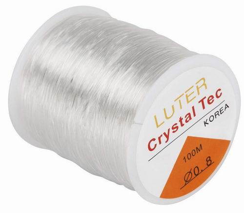  LUTER 328英尺 透明水晶弹力绳 11.99加元