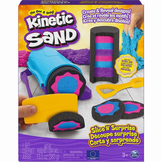  Kinetic Sand Slice N 彩色动力沙惊喜套装5.2折 10.37加元！