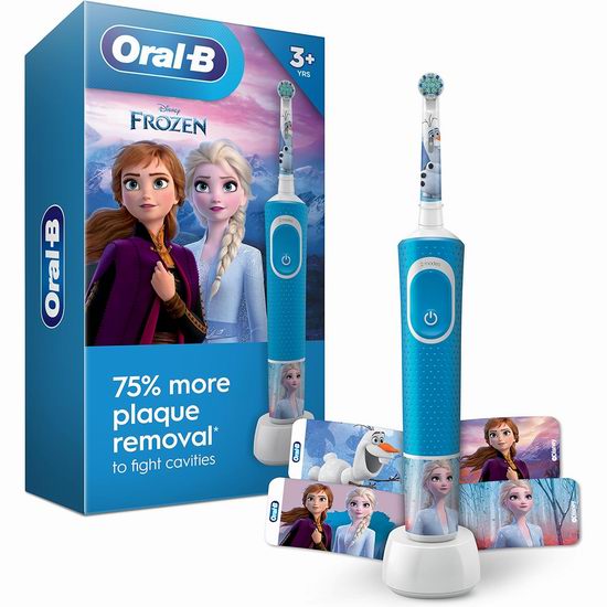 历史最低价！Oral-B 欧乐敏感刷头儿童电动牙刷6折29.97加元！_加拿大打折网