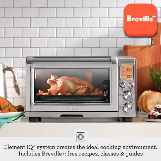 Breville BOV845BSS 不锈钢10合一智能对流电焗炉/电烤箱6折 239.99加元包邮！