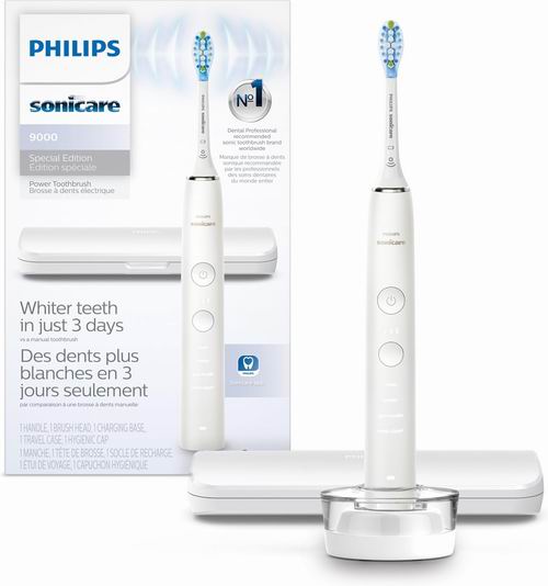  Philips 飞利浦 钻石升级星钻刷 声波震动牙刷 169.99加元（原价 249.99加元）