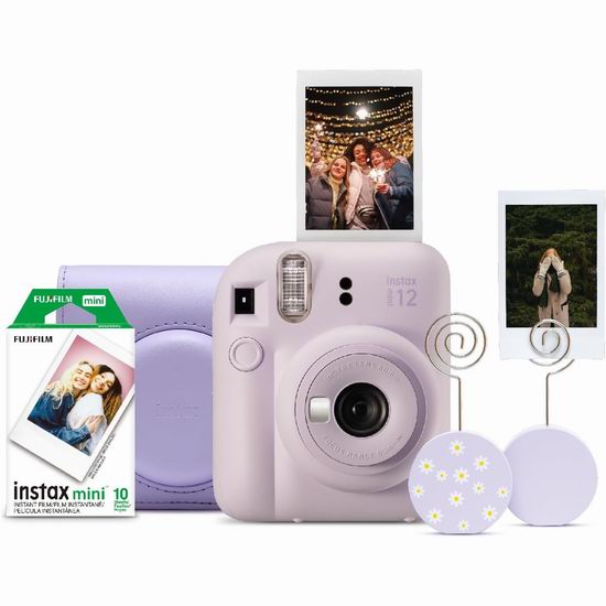  历史新低！新一代 Fujifilm 富士 Instax Mini 12 拍立得相机超值装 109加元包邮！