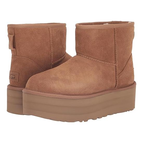 美炸了！UGG Classic Mini 女式厚底雪地靴8.5折170加元包邮！3色可选