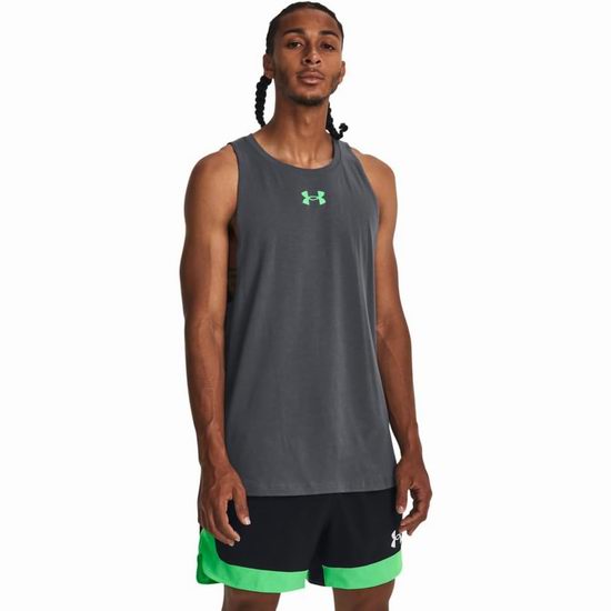  Under Armour Baseline 棉质男式背心4.5折 15.99加元！4色可选！