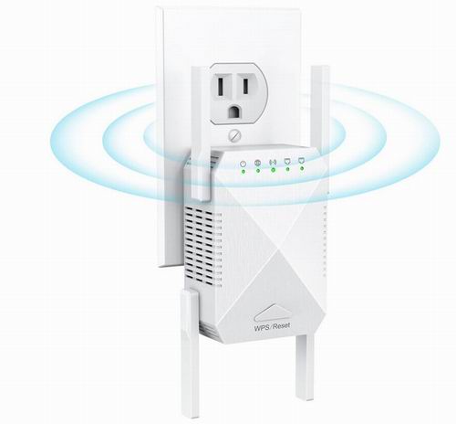  史低价！Edtiske 1200Mbps 双频 (5GHz/2.4GHz) WiFi 扩展器/增强器 37.12加元（原价 46.99加元）