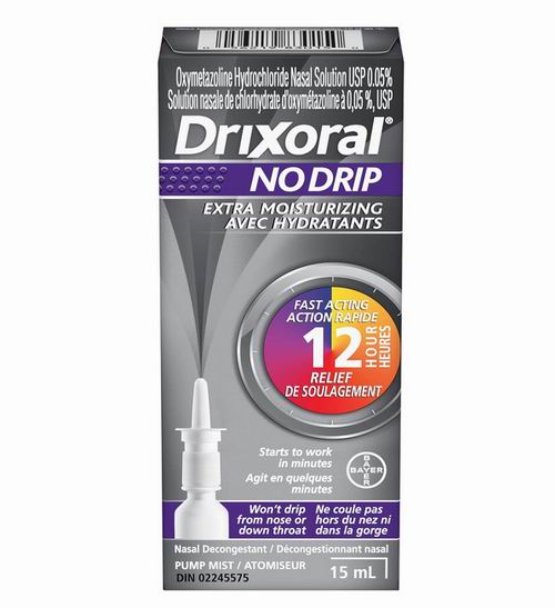  Drixoral 鼻塞保湿喷雾15毫升 4.08加元（原价 6.49加元）